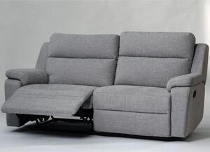 Jackson Fabric 3 Seater Recliner Sofa In Grey