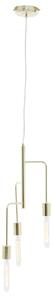 Laguna Iron 3 Pendant Light In Gold