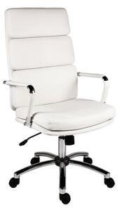 Deco Retro Eames Style Executive Office Chair In White