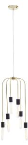 Laguna Iron 6 Pendant Light In Gold