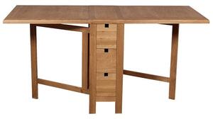 Hampshire Wooden Extending Gateleg Dining Table In Oak