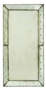 Raze Large Bubble Effect Wall Mirror In Antique Brass Frame