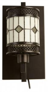 Waldron Diamond Wall Light In Bronze Tone