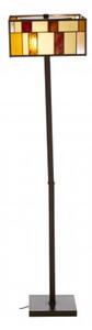 Waldron Square Floor Lamp In Bronze Tone