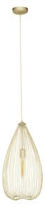 Lavish Iron Teardrop Pendant Light In Gold