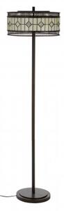 Waldron Diamond Floor Lamp In Bronze Tone