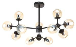 Abita 12 Bulbs Pendant Light In Matte Black