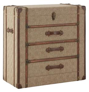 Winstall Wooden Storage Cabinet In Natural Linen Effect