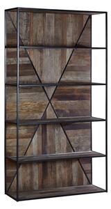 Micos Wooden Shelving Unit With 5 Shelves In Natural Elm