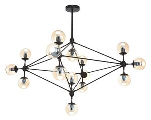 Abita 15 Bulbs Pendant Light In Matte Black