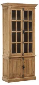 Batano Large Wooden 4 Doors Bookcase In Natural