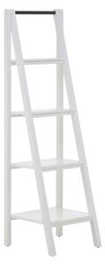 Davoca wooden Shelf 4 Tiers Ladder Shelving Unit In White