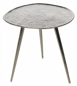 Otis Aluminium Side Table In Antique Silver