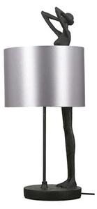 Polyp Lady Table Lamp In Silver And Black