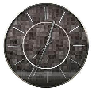 Move Glass Wall Clock With Anthracite And Graphite Metal Frame