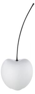 Gaily Medium Ceramic Cherry Sculpture In Matt White