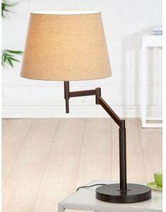 Elastico Table Lamp In Brown And Beige