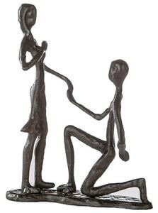 Marry Me Iron Design Sculpture In Burnished Bronze