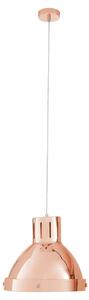 Jaspro 1 Metal Shade Industrial Pendant Light In Copper