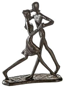 Dancing Iron Design Sculpture In Burnished Bronze