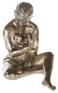 Care Poly Design Sculpture In Antique Bronze