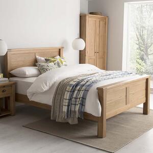 Brex Wooden Double Bed In Natural