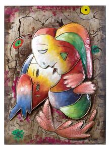 Maestro Picture Metal Wall Art In Multicolor And Red