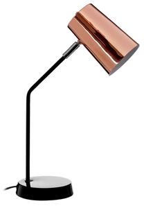 Bartino Metal Table Lamp In Copper And Black