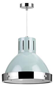 Varmora 1 Light Pendant Light In Blue And Chrome