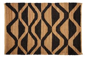 Botin Large Fabric Upholstred Hemp Rug In Multi-Colour