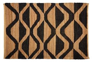 Botin Small Fabric Upholstred Hemp Rug In Multi-Colour