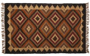 Botin Large Fabric Upholstred Aztec Rug In Multi-Colour