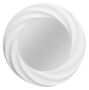 Mattidot Round Wall Mirror In White