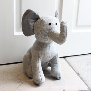 Riva Home Elephant Doorstop Grey