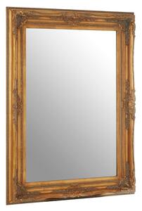 Barstik Floral Design Wall Mirror In Antique Gold Frame