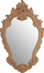 Astoya Rococo Design Wall Mirror In Antique Brown