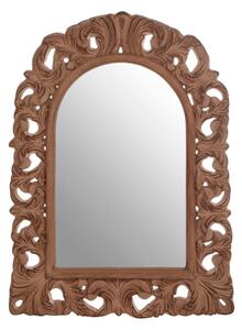 Astoya Arc Leaf Wall Mirror In Antique Brown