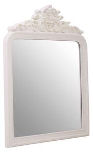 Ornatis Rectangular Wall Bedroom Mirror In Cream Frame