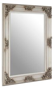 Barstik Rectangular Wall Mirror In Antique Silver Frame