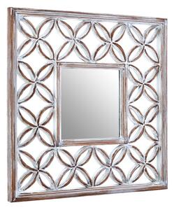 Actora Lattice Frame Wall Bedroom Mirror In Antique White