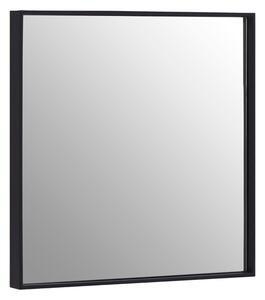 Andstima Small Square Wall Bedroom Mirror In Matte Black Frame