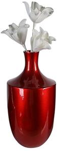 Amprion Ceramic Medium Decorative Vase In Glazed Red