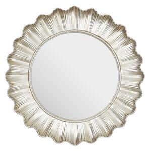 Checklock Scallop Wall Mirror In Champagne