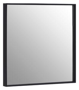 Andstima Large Square Wall Bedroom Mirror In Matte Black Frame