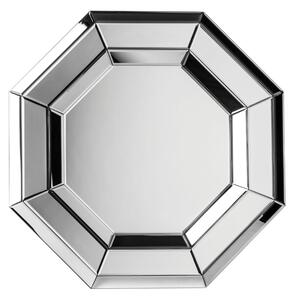 Newall Octagonal Wall Mirror In Silver