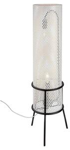 Jalis Metal Floor Lamp In White And Black