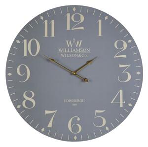 Hista Classical Wooden Wall Clock In Grey