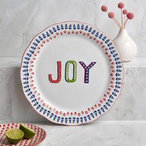 Joy Scalloped Serving Platter MultiColoured