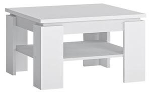 Felton Wooden Square Coffee Table In Alpine White