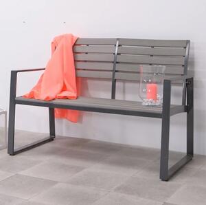 Detrake Garden Seating Bench In Carbon Black